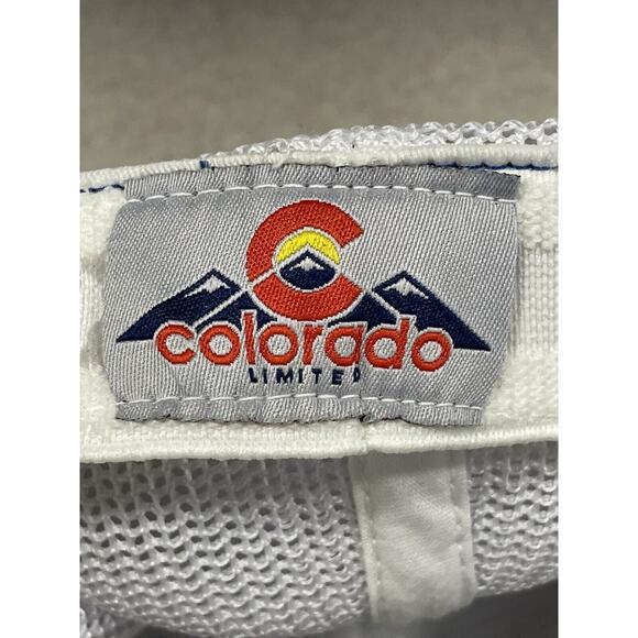 Colorado Limited FLEXFIT Blue/White Mesh Trucker Hat Embroidered Logo One Size - Picture 9 of 11